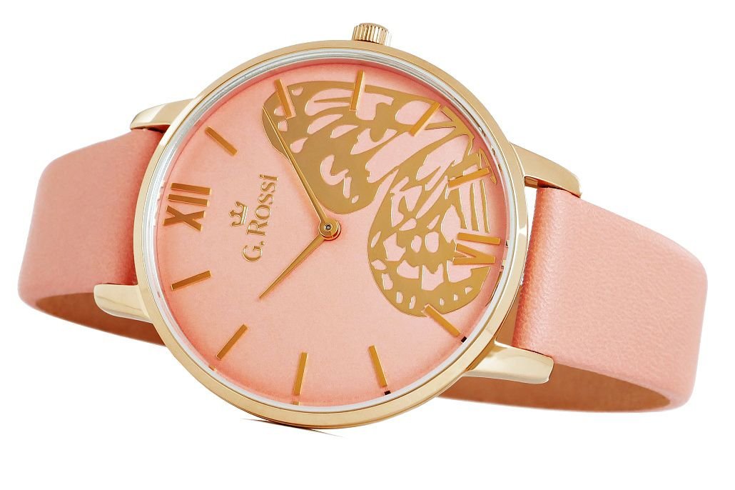 G. Rossi 12177A5 - 5E2 Women’s Watch Elegant Rose Gold Stainless Steel with Original Box - Afanaya